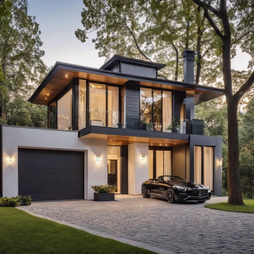 modern house,modern architecture,luxury home,modern style,luxury real estate,garage door,luxury property,crib,beautiful home,driveway,brick house,contemporary,smart home,automotive exterior,folding roof,metal roof,large home,suburban,modern,two story house,Photography,General,Realistic