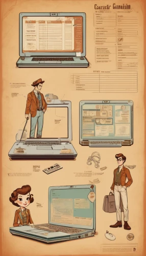search engines,search engine optimization,internet search engine,computing,man with a computer,personal computer,computer system,search engine,barebone computer,courier software,inspector,cryptography,computer case,vintage theme,search marketing,computer,e-learning,web developer,elearning,retro 1950's clip art,Unique,Design,Character Design