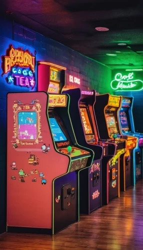 arcade games,arcade game,arcade,arcades,video game arcade cabinet,game room,indoor games and sports,1980s,pinball,slot machines,1980's,recreation room,soda fountain,80s,retro items,coin drop machine,retro background,retro,retro eighties,retro styled,Unique,Pixel,Pixel 04