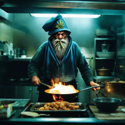dwarf cookin,men chef,chef,chief cook,naval officer,seafarer,chef's uniform,popeye,sailor,sailors,russian food,popeye village,fish and chip,chef hat,bahian cuisine,cooking salt,seafaring,chef's hat,pan frying,alinazik kebab
