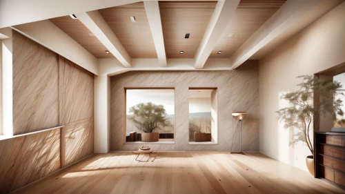 wooden beams,wooden sauna,daylighting,wooden roof,wooden windows,3d rendering,californian white oak,wooden shutters,timber house,wood flooring,ceiling construction,laminated wood,interior modern design,ceiling-fan,folding roof,wooden floor,archidaily,hardwood floors,wooden house,dunes house