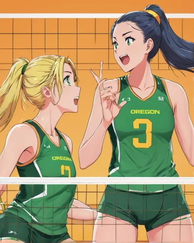 volleyball,volleyball team,volleyball player,volley,setter,beach volleyball,volleyball net,sports uniform,cheering,bunnies,team sports,playing sports,durian ball,supporting one another,hiyayakko,sports drink,beer match,competing,sports,sports jersey,Illustration,Japanese style,Japanese Style 03