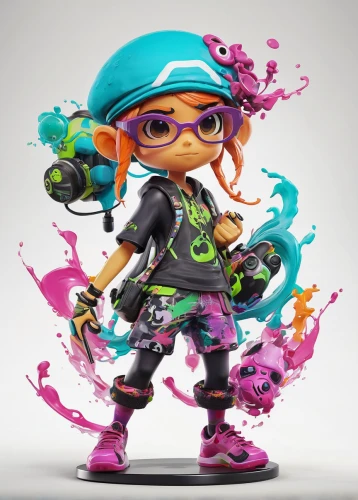 squid game,squid,squids,splat,rainmaker,squid game card,color is changable in ps,ink,vector girl,vector graphic,marina,inkscape,mobile video game vector background,patrol,splatter,edit icon,vector design,splattered,artist color,spray,Illustration,Paper based,Paper Based 13