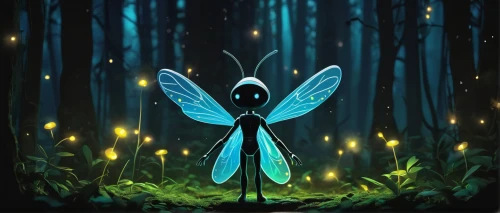 fireflies,firefly,navi,butterfly background,blue butterfly background,aurora butterfly,faerie,fairy,winged insect,blue-winged wasteland insect,child fairy,fairy forest,large aurora butterfly,butterfly isolated,evil fairy,fairies aloft,butterfly vector,faery,glowworm,little girl fairy,Unique,3D,Garage Kits