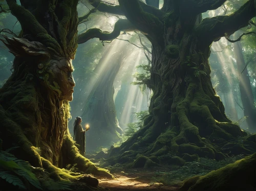 elven forest,old-growth forest,fairy forest,enchanted forest,druid grove,holy forest,chestnut forest,forest glade,forest path,forest landscape,fairytale forest,forest tree,green forest,forest of dreams,the forest,forest background,forest,cartoon forest,forest road,redwoods,Conceptual Art,Fantasy,Fantasy 11