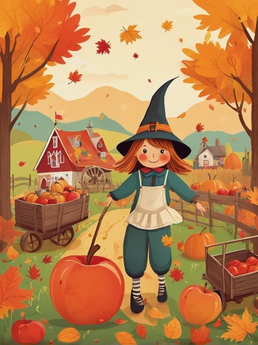 pumpkin autumn,autumn chores,autumn background,autumn icon,pumpkin patch,autumn theme,autumn camper,halloween illustration,autumn day,autumn pumpkins,harvest festival,autumn idyll,fall landscape,halloween vector character,pumpkin soup,autumn walk,halloween witch,fall season,autumn landscape,autumn,Illustration,Paper based,Paper Based 16