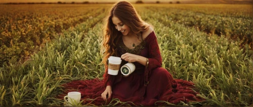 woman drinking coffee,farm girl,dandelion coffee,holding cup,tea zen,countrygirl,arabica,ground coffee,coffee background,drinking coffee,country dress,tea drinking,girl with cereal bowl,woman of straw,pouring tea,girl in a long dress,avena,café au lait,chamomile in wheat field,drink coffee,Photography,Artistic Photography,Artistic Photography 14