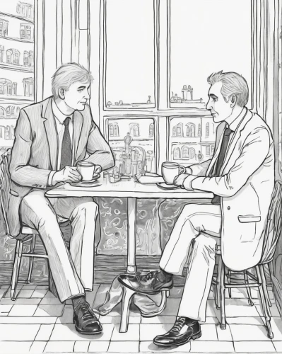 conversation,business meeting,a meeting,exchange of ideas,coffee tea illustration,coloring page,meeting,talking,chatting,coffee and books,tea and books,the conference,hand-drawn illustration,consultation,consulting room,dress shoes,book illustration,business icons,businessmen,churchill and roosevelt,Illustration,Black and White,Black and White 13