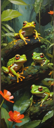 frog gathering,frog background,frogs,amphibians,tree frogs,kawaii frogs,frog king,frog through,amphibian,golden poison frog,pond frog,frog,woman frog,hyla,litoria fallax,red-eyed tree frog,green frog,fire-bellied toad,water frog,phyllobates,Conceptual Art,Fantasy,Fantasy 10