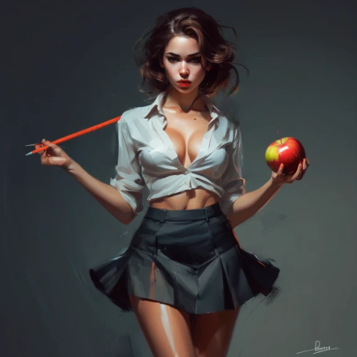 woman eating apple,red apple,pin-up girl,juggler,juggling,baton twirling,croquet,red apples,lollipop,pin up girl,lollipops,retro pin up girl,pool player,juggle,world digital painting,apple icon,girl with cereal bowl,cigarette girl,smoking girl,pin-up