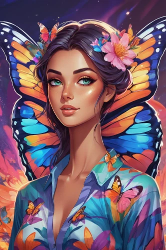butterfly background,vanessa (butterfly),ulysses butterfly,butterfly floral,butterflies,julia butterfly,butterfly vector,flutter,butterfly,butterflay,moths and butterflies,butterfly effect,aurora butterfly,hesperia (butterfly),cupido (butterfly),photoshoot butterfly portrait,tropical butterfly,passion butterfly,rainbow butterflies,flower fairy,Illustration,Realistic Fantasy,Realistic Fantasy 20