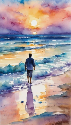 watercolor background,watercolor,watercolor painting,watercolor paint,watercolors,watercolour,water color,man at the sea,water colors,watercolor sketch,watercolor blue,watercolor pencils,watercolor paper,watercolor texture,watercolour frame,watercolor paint strokes,abstract watercolor,watercolor frame,walk on the beach,beach walk,Illustration,Paper based,Paper Based 25
