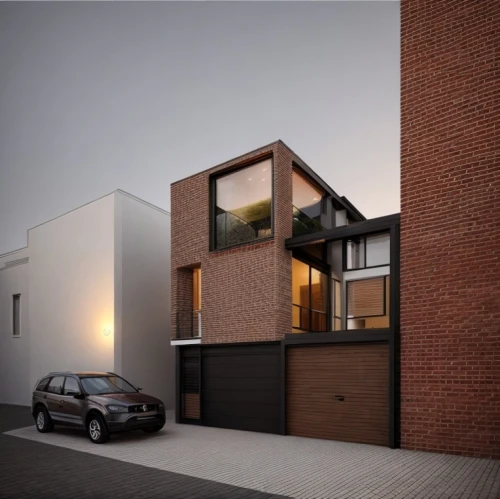 modern house,cubic house,modern architecture,residential house,brick house,cube house,brick block,residential,frame house,two story house,modern style,3d rendering,house shape,corten steel,landscape design sydney,build by mirza golam pir,sand-lime brick,dunes house,contemporary,brickwork,Common,Common,None