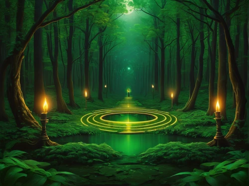 the mystical path,green forest,anahata,patrol,enchanted forest,fairy forest,earth chakra,divination,elven forest,aaa,holy forest,fantasy picture,forest of dreams,forest background,forest path,mystical,green wallpaper,the path,the forest,mysticism,Art,Classical Oil Painting,Classical Oil Painting 41