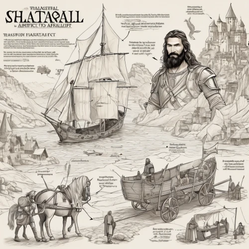 the shallow sea,caravel,biblical narrative characters,shipyard,whaler,raft guide,east indiaman,the shoals course,treasure map,long-tail boat,tall ship,sail ship,sloop-of-war,armillar ball,navigation,digital nomads,ushuaia,old world map,einjähriges silberblatt,imperial shores,Unique,Design,Infographics