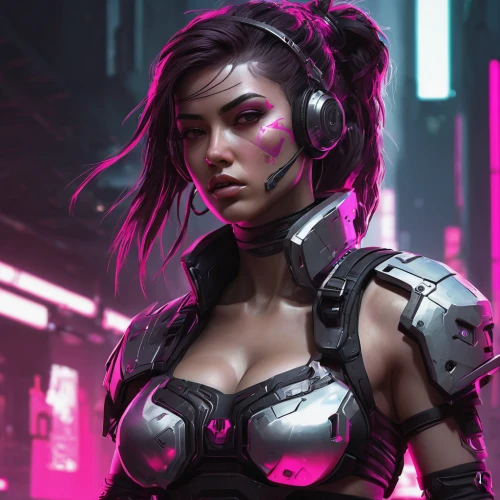 cyberpunk,cyber,cyborg,widowmaker,pink vector,cg artwork,cybernetics,pink background,magenta,operator,scifi,enforcer,hong,symetra,dark pink in colour,nora,ying,pink double,futuristic,streampunk,Conceptual Art,Fantasy,Fantasy 15