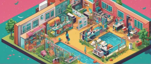 an apartment,isometric,apartment house,apartment complex,apartment block,shared apartment,apartment building,apartment,apartments,dormitory,cube house,residential,colorful city,apartment buildings,airbnb,book cover,resort town,holiday complex,hanging houses,apartment blocks,Unique,3D,Isometric