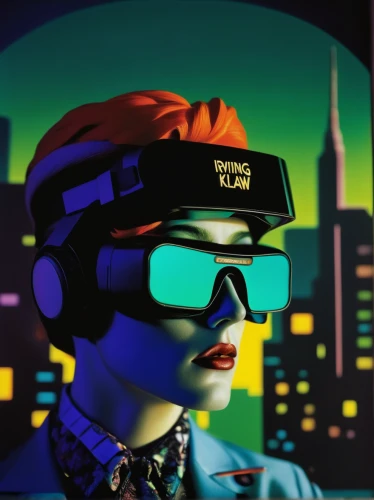 cyberpunk,cyber glasses,streampunk,vr,neon human resources,virtual world,vr headset,visor,virtual,retro woman,dystopia,wearables,futuristic,virtual reality headset,virtual reality,transistor,women in technology,80s,vimeo,retro girl,Unique,3D,Toy