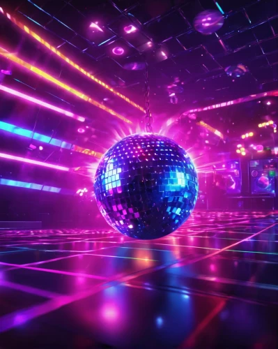 disco,disco ball,prism ball,mirror ball,nightclub,discobole,go-go dancing,rave,party lights,clubbing,dance pad,3d background,dance club,epcot ball,christmas balls background,glass ball,the ball,spirit ball,colored lights,laser,Illustration,Realistic Fantasy,Realistic Fantasy 38