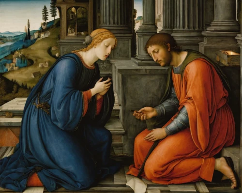 the annunciation,bellini,candlemas,birth of christ,botticelli,holy family,raffaello da montelupo,pietà,andrea del verrocchio,nativity,the first sunday of advent,jesus in the arms of mary,the prophet mary,birth of jesus,nativity of jesus,the second sunday of advent,first advent,church painting,baptism of christ,the occasion of christmas,Art,Classical Oil Painting,Classical Oil Painting 34