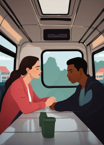 passengers,the bus space,black couple,train ride,amtrak,passenger,woman holding pie,public transportation,hands holding,connecting,man and woman,train of thought,connection,bus,two people,proposal,coffee tea illustration,the hands embrace,the girl at the station,connections,Photography,Documentary Photography,Documentary Photography 18