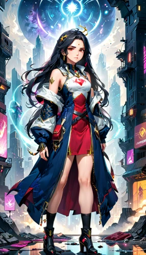 japanese sakura background,goddess of justice,elza,ursa,scarlet witch,cg artwork,game illustration,xiaochi,flame robin,wuchang,akko,monsoon banner,show off aurora,hwachae,swordswoman,siu mei,mulan,sakura background,nico,katana,Anime,Anime,General