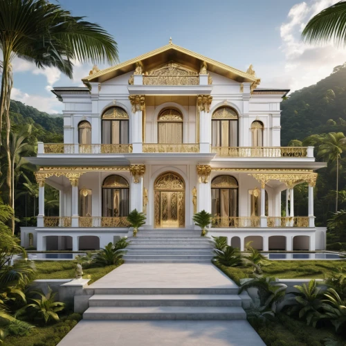 villa balbianello,mansion,haiti,bendemeer estates,tropical house,luxury property,luxury home,luxury real estate,gold stucco frame,holiday villa,villa,garden elevation,florida home,classical architecture,martinique,beautiful home,neoclassical,large home,house pineapple,hacienda,Photography,General,Realistic