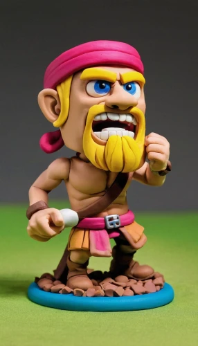 barbarian,scandia gnome,smurf figure,3d figure,greyskull,game figure,dwarf,gnome,figurine,actionfigure,he-man,3d model,dwarf ooo,mohnfigur,popeye,play-doh,action figure,dwarf sundheim,wind-up toy,angry man,Unique,3D,Clay