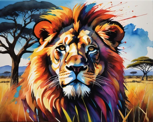 african lion,panthera leo,lion,forest king lion,oil painting on canvas,masai lion,two lion,glass painting,lion number,lion white,king of the jungle,male lion,serengeti,lionesses,art painting,lions,great mara,lion head,female lion,male lions,Art,Artistic Painting,Artistic Painting 34