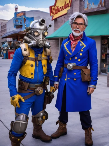 fallout4,fallout,fresh fallout,cosplay image,geppetto,minions,scandia gnomes,cosplay,steampunk,minion tim,ventriloquist,island of adventure,cosplayer,despicable me,vilgalys and moncalvo,community connection,minion,universal studios,characters alive,characters,Illustration,Japanese style,Japanese Style 14