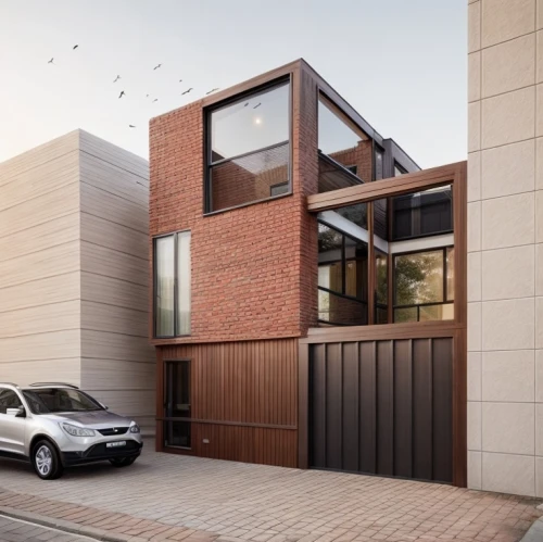 cubic house,modern house,wooden facade,sand-lime brick,residential house,folding roof,timber house,modern architecture,cube house,metal cladding,dunes house,wooden house,corten steel,frame house,lattice windows,brick house,eco-construction,danish house,build by mirza golam pir,brick block,Common,Common,None