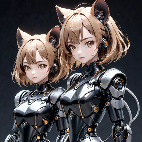 two cats,lynx,female hares,domestic short-haired cat,kotobukiya,kittens,cat vector,cats,cat and mouse,cybernetics,robots,catlike,breed cat,cat ears,two wolves,ocicat,cyborg,royal tiger,fran,mow,Anime,Anime,General