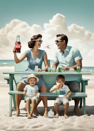 advertising campaigns,happy family,family picnic,harmonious family,the coca-cola company,parents and children,kids illustration,parents with children,family outing,beach goers,families,image manipulation,summer clip art,photo manipulation,work life balance,photoshop manipulation,digital compositing,international family day,summer holidays,gesneriad family,Photography,Black and white photography,Black and White Photography 07