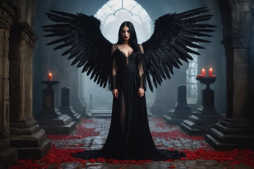 dark angel,black angel,angel of death,fallen angel,archangel,death angel,the archangel,gothic woman,angelology,gothic fashion,crow queen,gothic portrait,black raven,mourning swan,angels of the apocalypse,stone angel,queen of the night,gothic style,dark gothic mood,uriel,Photography,General,Fantasy