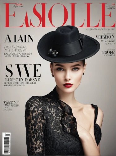 cover,magazine cover,magazine - publication,magazine,the print edition,print publication,the hat-female,trilby,vogue,publication,bowler hat,cover girl,birce akalay,editorial,magazines,girl wearing hat,a la mode,black hat,cosmopolitan,publications,Photography,Black and white photography,Black and White Photography 02