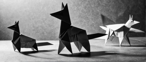 paper art,origami,sewing silhouettes,animal silhouettes,animal figure,figurines,wooden figures,sculptures,miniature figures,figure group,whimsical animals,play figures,geometrical animal,pere davids deer,chess pieces,animal shapes,paper stand,model making,women silhouettes,steel sculpture,Photography,Black and white photography,Black and White Photography 08