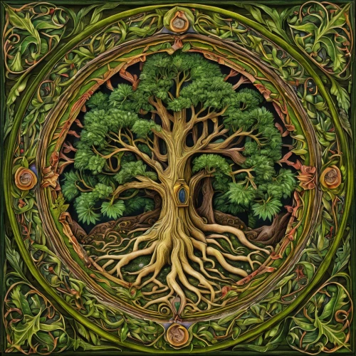 celtic tree,tree of life,the branches of the tree,flourishing tree,colorful tree of life,green tree,bodhi tree,fig tree,mother earth,the roots of trees,arbor day,the branches,anahata,oak tree,sacred fig,dryad,permaculture,family tree,magic tree,plant veins,Art,Classical Oil Painting,Classical Oil Painting 28