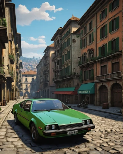 iso grifo,lancia montecarlo,porsche 924,porsche 928,lamborghini espada,de tomaso pantera,ferrari daytona,alfa romeo montreal,lancia stratos,berlinetta,lamborghini jalpa,jensen interceptor,lancia 037,lamborghini jarama,lancia,lamborghini miura,lotus elite,muscle car,ghost car rally,monte carlo,Art,Classical Oil Painting,Classical Oil Painting 25