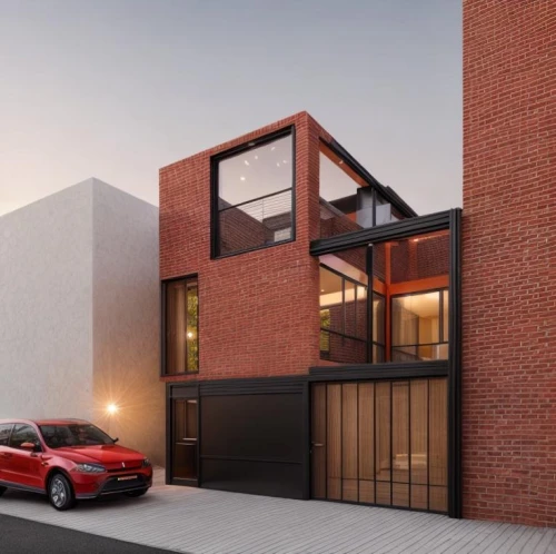 modern house,modern architecture,brick house,cubic house,brick block,garage door,contemporary,two story house,3d rendering,red bricks,red brick,modern style,residential house,frame house,cube house,sand-lime brick,build by mirza golam pir,luxury real estate,smart home,residential,Common,Common,None