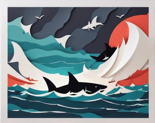 rogue wave,big wave,tsunami,japanese waves,tidal wave,sea storm,japanese wave paper,japanese wave,waves,orca,ocean waves,big waves,stormy sea,sea,killer whale,birds of the sea,ocean background,wave pattern,crashing waves,wave,Unique,Paper Cuts,Paper Cuts 05