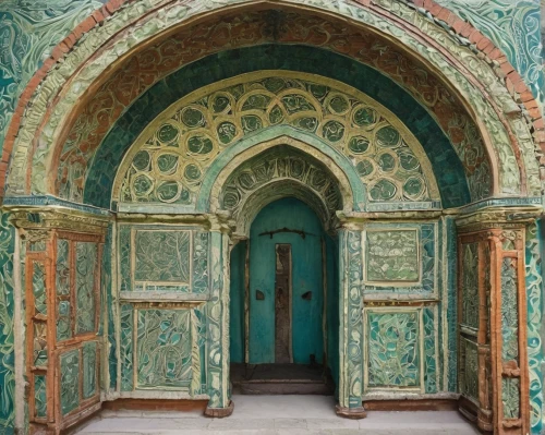 iranian architecture,persian architecture,art nouveau,art nouveau design,moroccan pattern,marble palace,doorway,main door,agha bozorg mosque,ornate room,jaipur,hala sultan tekke,shahi mosque,uzbekistan,portal,quasr al-kharana,garden door,islamic architectural,topkapi,polychrome,Art,Artistic Painting,Artistic Painting 07