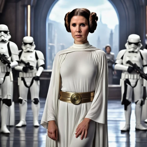 princess leia,imperial,imperial coat,clone jesionolistny,republic,empire,imperial crown,official portrait,stormtrooper,sw,storm troops,star mother,force,star wars,starwars,rots,bb8,clones,magnificent,general,Photography,General,Realistic