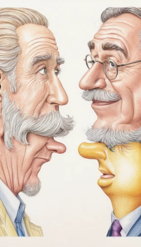 caricature,puppets,cartoon people,the muppets,economist,three wise men,ernie and bert,business icons,arguing,the three wise men,caricaturist,face to face,exchange of ideas,lawyers,personages,speak no evil,human rights icons,business people,mutual funds,businessmen,Conceptual Art,Daily,Daily 17