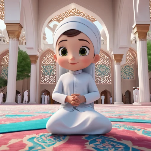 cute cartoon character,boy praying,girl praying,ramadhan,cute cartoon image,ramadan background,jilbab,islamic girl,fatima,shia,allah,muhammad,sheikh,aladdin,ramadan,agnes,oman,sultan,hijaber,al qurayyah,Unique,3D,3D Character