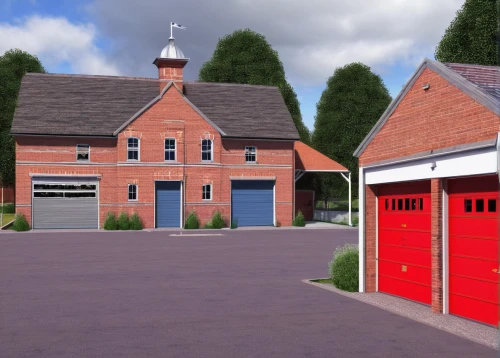 fire station,fire and ambulance services academy,crown engine houses,fire department,water supply fire department,3d rendering,fire pump,fire brigade,stables,fire dept,new housing development,garden buildings,garage,3d rendered,render,sheds,townhouses,firstfeld depot,fire service,3d render,Conceptual Art,Fantasy,Fantasy 04