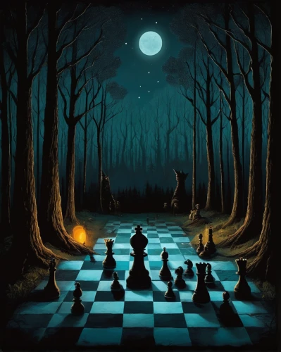chessboard,chess game,chessboards,chess pieces,chess player,play chess,chess board,chess,chess men,vertical chess,chess icons,chess piece,game illustration,haunted forest,dark art,danse macabre,chess cube,dance of death,pawn,dark park,Illustration,Abstract Fantasy,Abstract Fantasy 19
