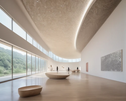 concrete ceiling,futuristic art museum,stucco ceiling,wall plaster,soumaya museum,archidaily,art gallery,daylighting,structural plaster,art museum,exposed concrete,stucco wall,guggenheim museum,jewelry（architecture）,ceiling construction,white room,contemporary,gallery,contemporary decor,modern decor,Conceptual Art,Daily,Daily 11