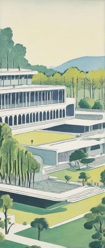 mid century modern,athens art school,racecourse,vittel,mid century,art deco,matruschka,palace of knossos,kansai university,the garden society of gothenburg,arlington park,paestum,school design,dessau,school of medicine,model years 1958 to 1967,lime rock,pan pacific hotel,parque estoril,parramatta,Art,Artistic Painting,Artistic Painting 50