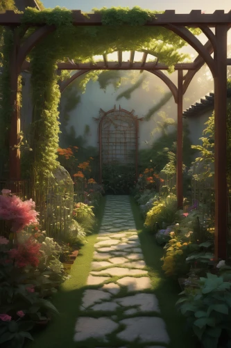 clove garden,flower garden,towards the garden,to the garden,dandelion hall,the garden,greenhouse,green garden,yellow garden,violet evergarden,cottage garden,frame flora,tunnel of plants,sake gardens,pathway,gardens,garden of plants,flower shop,spring garden,rose garden,Conceptual Art,Fantasy,Fantasy 01