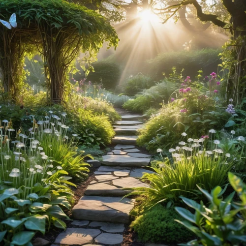pathway,the mystical path,nature garden,to the garden,wooden path,garden of eden,secret garden of venus,towards the garden,fairy forest,landscape designers sydney,lilly of the valley,forest path,the path,green garden,flower garden,fairy world,summer border,garden of plants,english garden,japan garden,Photography,General,Realistic